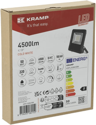 Pièces agricoles - Electricité - Projecteur LED, 50W, 6500K