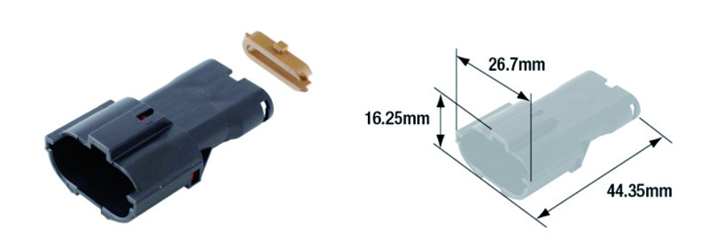 Pièces Quad & Motos - Outillage - Connectique électrique femelle étanche TOURMAX type 070 (FRY)