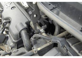 Outils - Outils divers - Pince droite à mors fendus en croix pour colliers auto-serrants