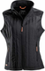 Gilet en polaire hybride/femme, anthracite 2XL