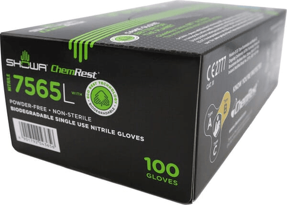 Vêtements et protections - Equipement - Gant 7565 EBT jetable nitrile M 100pcs
