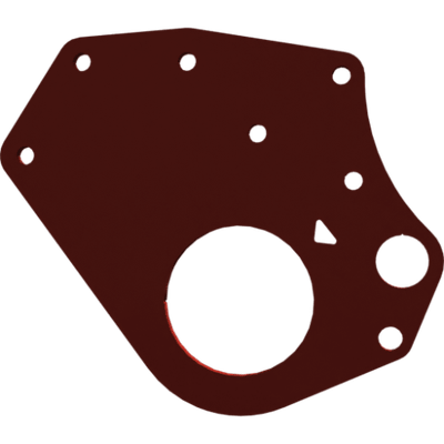 Pièces agricoles - Pièce divers - plaque de support 4m -peinte-