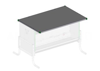 Materiels - Matériel d'élevage - autre - TOIT NOURRISSEUR 2M L.2.08M