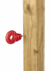 Pièces agricoles - Cloture,Jardin & Sylviculture - Isolateur annulaire rouge 6mm
