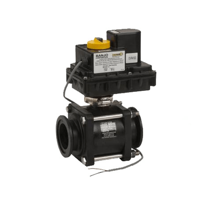 Pièces agricoles - Hydraulique - VANNE RÉGULATION ÉLECTRIQUE 2 VOIES 2" BANJO FULL PORT 4SEC (MEVR222CF)
