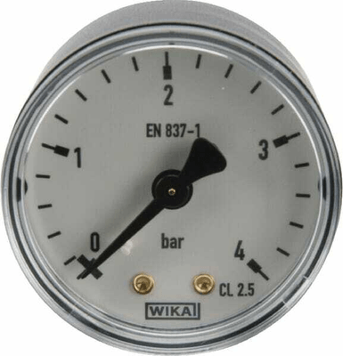 Pièces agricoles - Hydraulique - Manom., rac. ar. ø50 0-4bar