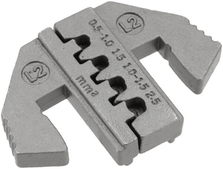 Pièces agricoles - Eclairage - Jeu de matrices de sertissage pour bornes femelles JT (0,12-2,5 mm²) et ST (0,2-2,5 mm²)