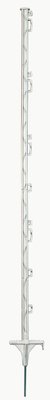 Pièces agricoles - Cloture,Jardin & Sylviculture - PIQUET PLASTIQUE  STANDARD 1M60 BLANC