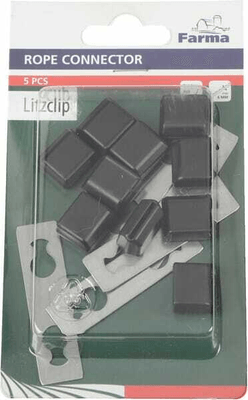 Pièces agricoles - Cloture,Jardin & Sylviculture - Connecteur corde, Ø 6mm, 5pcs