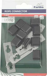 Pièces agricoles - Cloture,Jardin & Sylviculture - Connecteur corde, Ø 6mm, 5pcs