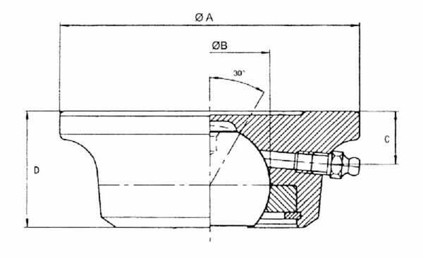 Pièces agricoles - Hydraulique - Jonction carree D65