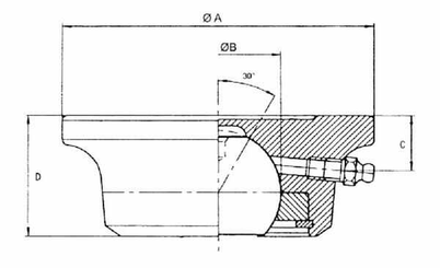 Pièces agricoles - Hydraulique - Jonction carree D65