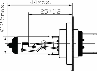 Pièces agricoles - Eclairage - Ampoule 24V 70W H7