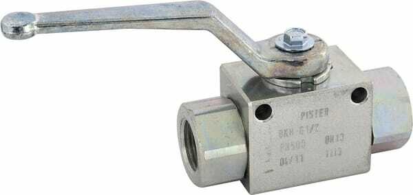 Pièces agricoles - Hydraulique - Vanne à bille 3/8" BSP+fix.