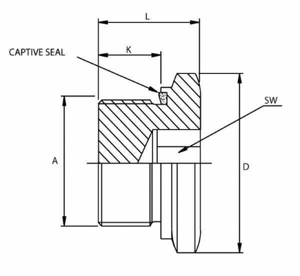 Pièces agricoles - Hydraulique - Bouchon + joint M48