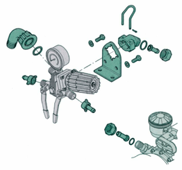 Pièces agricoles - Pièce Pulvérisateur - Kit de montage RM 40