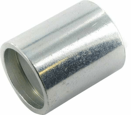 Pièces agricoles - Hydraulique - Jupe à sertir Ø30x36mm DN16 acier / chromé Alfagomma