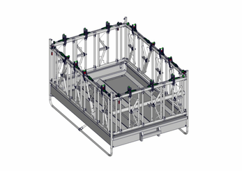 Accessoires et options matériel  - Matériel d'élevage - autre - RATELIER BIG BALL TYPE SAFETY IV SANS TOIT