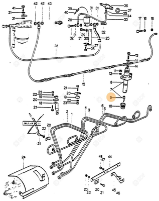 Pièces agricoles - Pieces moteur - INJECTEUR Deutz-Fahr origine