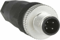 M12 Connecteur droit 4P