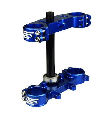 Pièces Quad & Motos - Equipement véhicule - Te de fourche SCAR offset 25mm bleu
