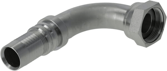 Pièces agricoles - Hydraulique - Raccord à sertir 4SH-DN32-1,11/16" ORFS-90°