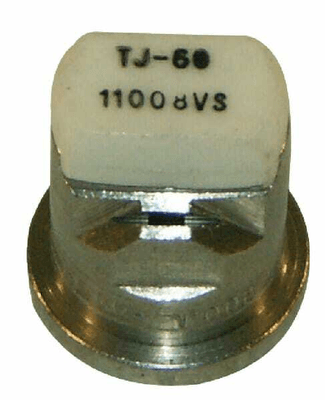Pièces agricoles - Pièce Pulvérisateur - Buse à double jets plat TJ 110° 08 blanc(he) acier inoxydable TeeJet
