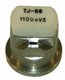 Buse à double jets plat TJ 110° 08 blanc(he) acier inoxydable TeeJet