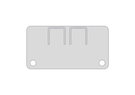 Materiels - Accessoires 0Kg-5Kg - FIXATION AVANT/ARRIERE D'ANGLE DE BOX