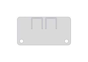 Materiels - Accessoires 0Kg-5Kg - FIXATION AVANT/ARRIERE D'ANGLE DE BOX
