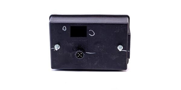 Pièces agricoles - Eclairage - Feu arrière droit rectangulaire, feu antibrouillard, 12V, rouge/transparent, à visser, 200x136x56mm, baïonnette 5 broches, Mult