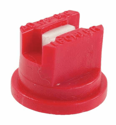 Pièces agricoles - Pièce Pulvérisateur - Buse à jet plat AD 120° 04 rouge céramique Lechler