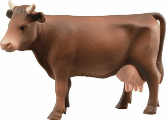 Loisirs - Jouets - Set de vaches, marron (16 pcs)