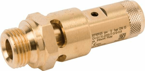 Pièces agricoles - Pièce pneumatique - Soupape sécurité 1/2"CE 2 bar