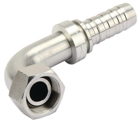 Pièces agricoles - Hydraulique - Racc. à sertir DN32-1"1/4 BSP 90°