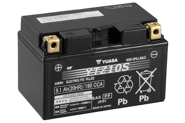 Pièces Quad & Motos - Electrique - Batterie YUASA W/C sans entretien activé usine - YTZ10S