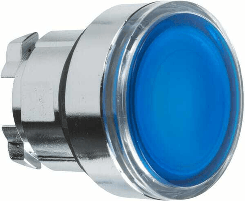 Pièces agricoles - Electricité - Bouton-poussoir lumineux bleu