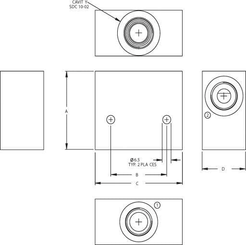 Pièces agricoles - Hydraulique - Carter en aluminium SDC10-2 -A