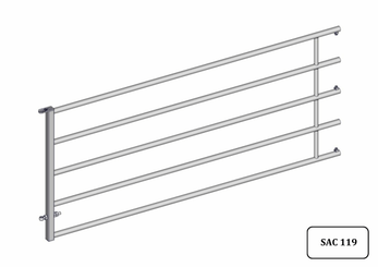 Materiels - Cage de contention - PACK DE 14 ARRIERES HERBAGE 3/4M L.2.50M