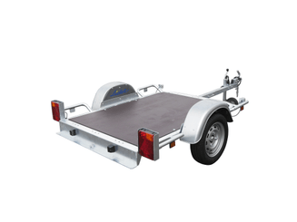 Materiels - Remorque voiture - PETIT CHASSIS SEUL 178x126 PTAC 500 kg partiellement démontée