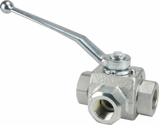 Pièces agricoles - Hydraulique - Robinet a 3 voies 3/4BSP