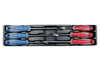 Outils - Outils divers - Thermoformé 6 tournevis plats et Phillips