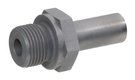 Tuyau vertical à goujon mâle 18L x 1/2" BSP WD SS