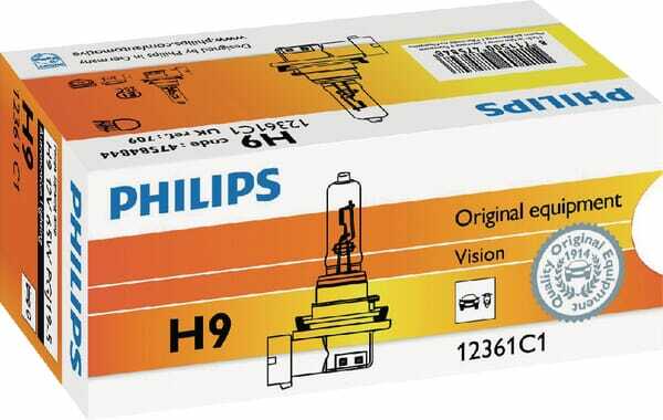 Pièces agricoles - Eclairage - Ampoule H9 - 12V-65W - PGJ19-5