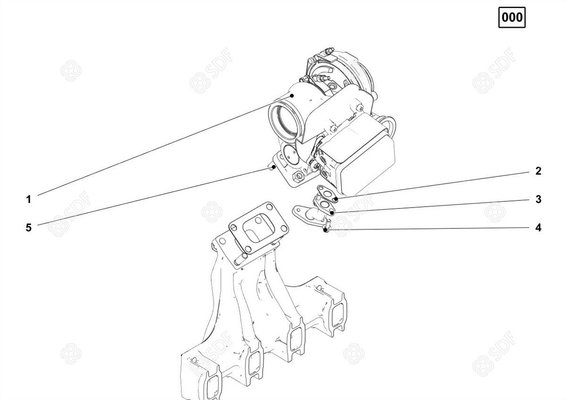 Pièces agricoles - Pieces moteur - TURBO COMPRESSORE