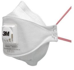 Vêtements et protections - Equipement - Masque anti-poussière FFP3 avec valve 9332+ 10 pièces