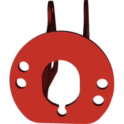 Pièces agricoles - Pièce divers - support verin soudé -peint-