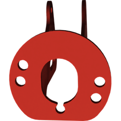 Pièces agricoles - Pièce divers - support verin soudé -peint-