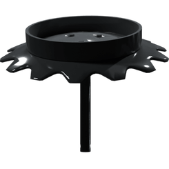 Pièces agricoles - Pièce divers - Traceur + disque dentelé Ø450 court cp