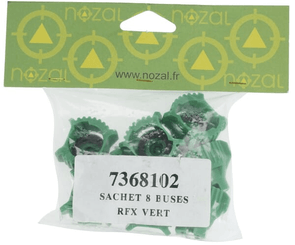 Pièces agricoles - Pièce Pulvérisateur - Jeu de buses à jet plat (8 pcs) RFX 90° 015 vert